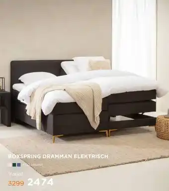 TotaalBED Boxspring Dramman elektrisch aanbieding