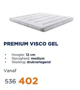 TotaalBED Topmatras Premium | Visco Gel | 70x200 aanbieding