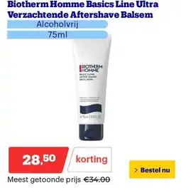 Bol.com Biotherm Homme Basics Line Ultra Verzachtende Aftershave Balsem aanbieding