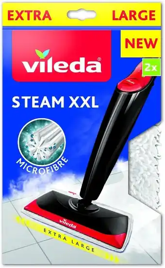 Amazon Vileda 161717 Steam XXL stoomreiniger - Navulling - 2 stuks, wit aanbieding