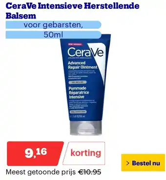 Bol.com CeraVe Intensieve Herstellende Balsem aanbieding