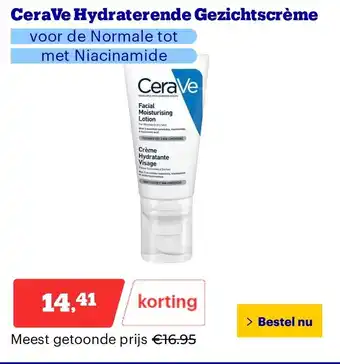 Bol.com CeraVe Hydraterende Gezichtscrème aanbieding