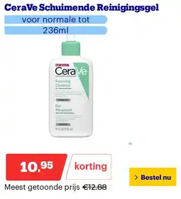 Bol.com CeraVe Schuimende Reinigingsgel aanbieding