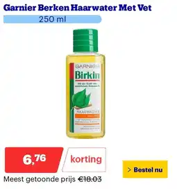 Bol.com Garnier Berken Haarwater Met Vet aanbieding