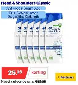 Bol.com Head & Shoulders Classic aanbieding