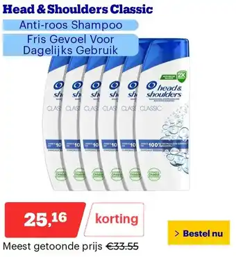 Bol.com Head & Shoulders Classic aanbieding