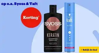 Bol.com op o.a. Syoss & Taft aanbieding