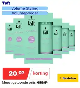 Bol.com Taft aanbieding