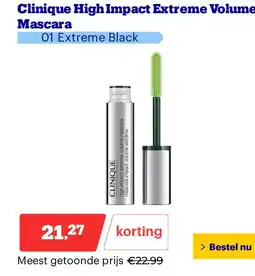 Bol.com Clinique High Impact Extreme Volume Mascara aanbieding