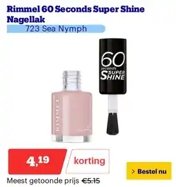 Bol.com Rimmel 60 Seconds Super Shine Nagellak aanbieding