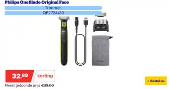 Bol.com Philips OneBlade Original Face aanbieding