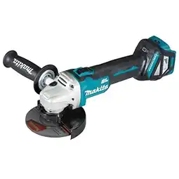 Amazon Makita DGA511Z Haakse Slijper, 18 V (Zonder Accu, Zonder Oplader), Turkoois aanbieding