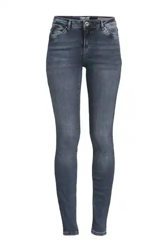 Wehkamp Cars high waist skinny jeans Nancy blauw-zwart aanbieding