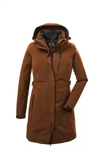 Wehkamp Killtec parka roestbruin aanbieding