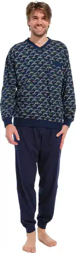 Wehkamp Robson pyjama donkerblauw aanbieding