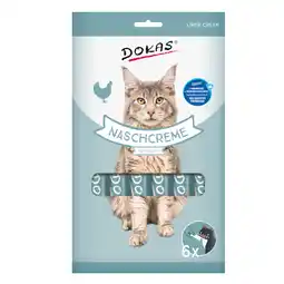 Zooplus 90g Dokas Nasch-Creme met lever kattensnacks aanbieding