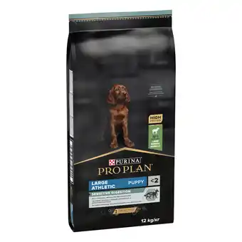 Zooplus 12kg PURINA PRO PLAN Large Athletic Puppy Sensitive Digestion Lamb droog hondenvoer aanbieding