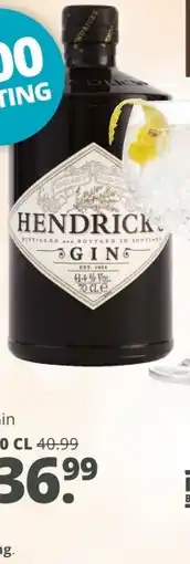 Mitra Hendrick's Gin aanbieding