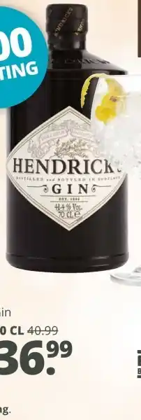 Mitra Hendrick's Gin aanbieding