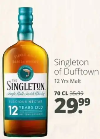 Mitra Singleton of Dufftown 12 Yrs Malt aanbieding