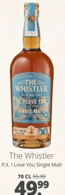 Mitra The Whistler P.X. I Love You Single Malt aanbieding