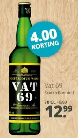 Mitra Vat 69 Scotch Blended aanbieding