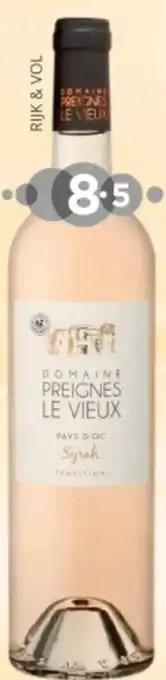 Mitra Preignes Le Vieux Syrah Rosé Languedoc Roussillon Vin De Pays D'oc aanbieding