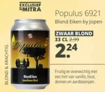 Mitra Populus 6921 Blond Eiken by Jopen aanbieding