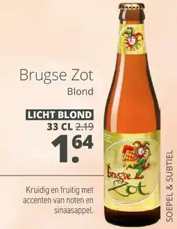 Mitra Brugse Zot Blond aanbieding