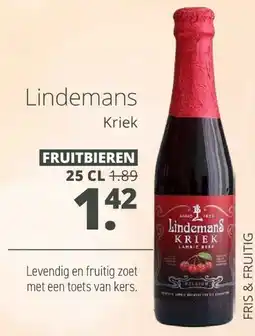 Mitra Lindemans Kriek aanbieding