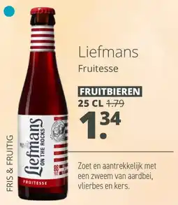 Mitra Liefmans Fruitesse aanbieding