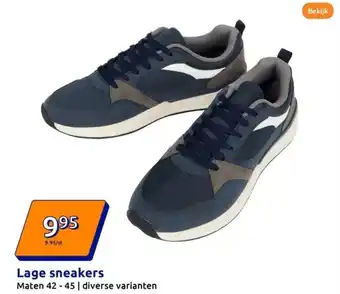 Action Lage sneakers aanbieding