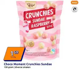 Action Choco Moment Crunchies Sundae aanbieding