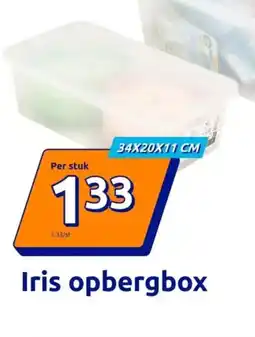 Action Iris opbergbox aanbieding