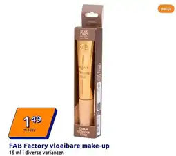 Action FAB Factory vloeibare make-up aanbieding