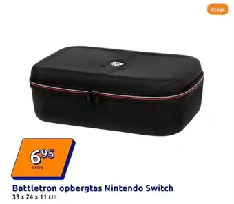 Action Battletron opbergtas Nintendo Switch aanbieding