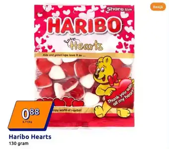 Action Haribo Hearts aanbieding