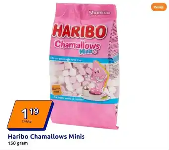 Action Haribo Chamallows Minis aanbieding