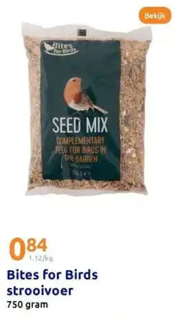 Action Bites for Birds strooivoer aanbieding