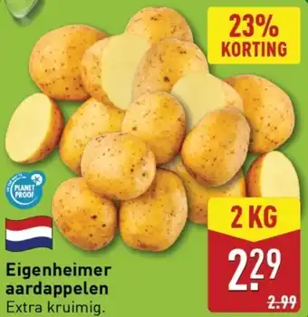 ALDI Eigenheimer aardappelen aanbieding