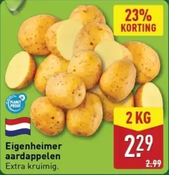 ALDI Eigenheimer aardappelen aanbieding