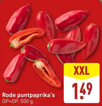 ALDI Rode puntpaprika's aanbieding