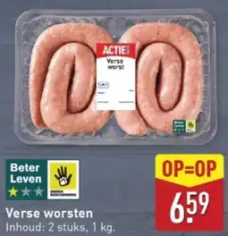 ALDI Verse worsten aanbieding