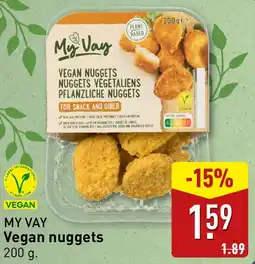 ALDI MY VAY Vegan nuggets aanbieding