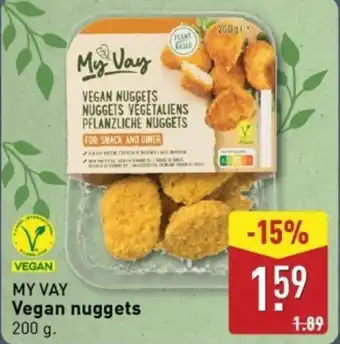 ALDI My vay vegan nuggets aanbieding