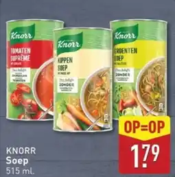 ALDI Knorr soep aanbieding