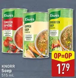 ALDI KNORR Soep aanbieding