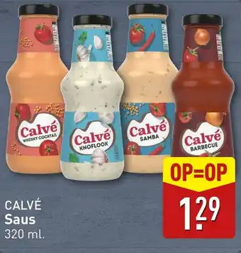 ALDI CALVÉ Saus aanbieding