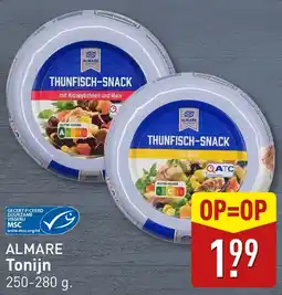 ALDI ALMARE Tonijn aanbieding