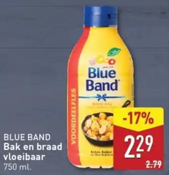 ALDI Blue band bak en braad vloeibaar aanbieding